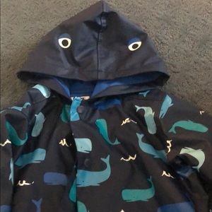 Kite strings rain jacket
